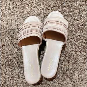 Bamboo platform sandals
